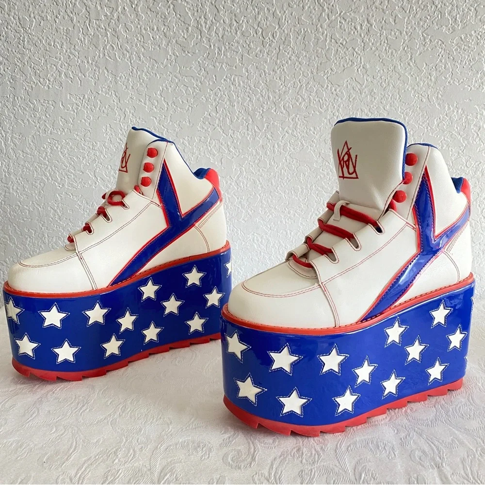 Y.R.U. Star Qozmo Platform Sneakers